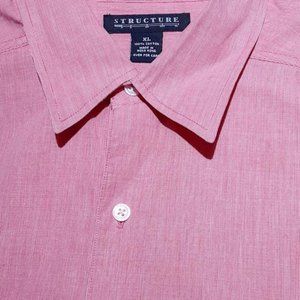 Structure XL Rose Red Dress Shirt